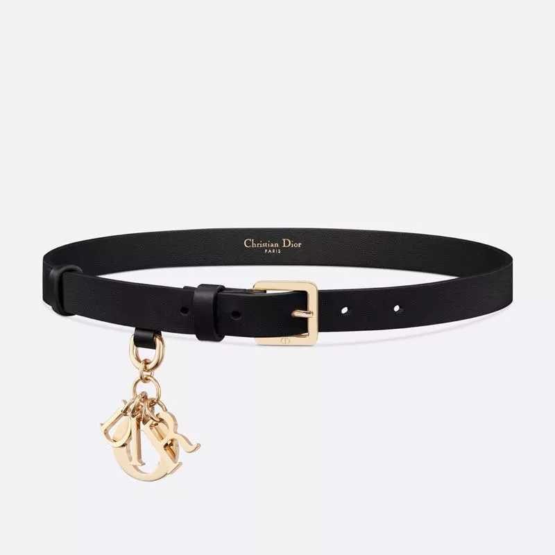 TOP Miss Dior Belt 20MM Smooth Calfskin Black 0112