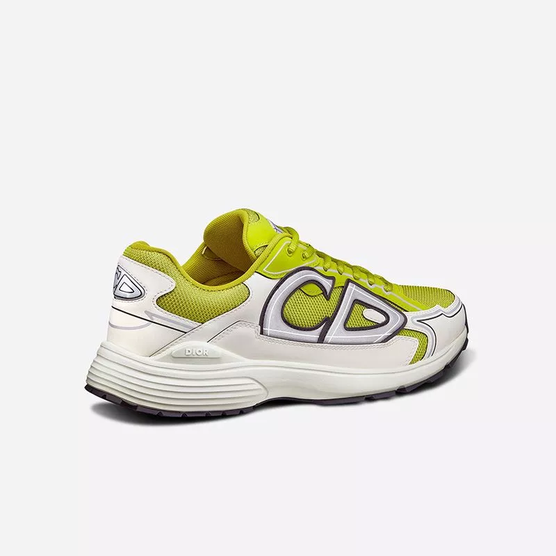 Cheap TOP Dior B30 Sneakers Unisex Mesh and Technical Fabric Yellow 0116