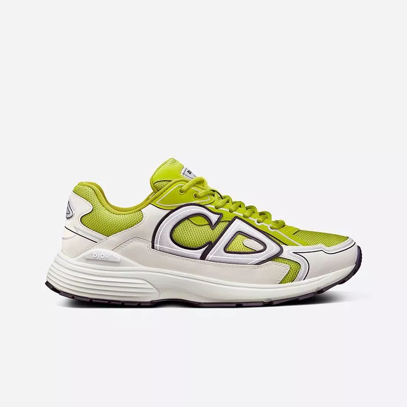 Cheap TOP Dior B30 Sneakers Unisex Mesh and Technical Fabric Yellow 0116