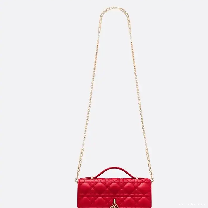 Cheap TOP Mini Cannage Dior Bag Lambskin Miss Red Handle Top 0223