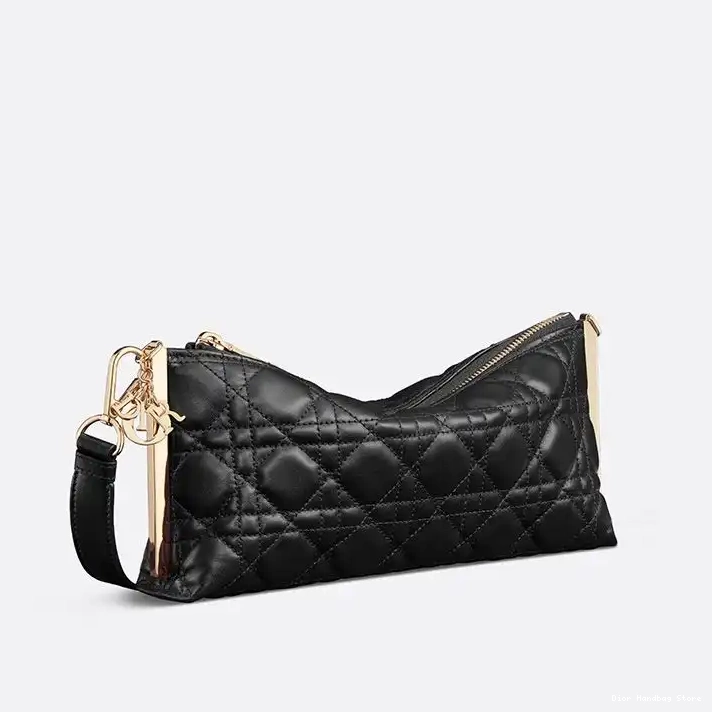 Cheap TOP Cannage Club Lambskin Bag Black Dior 0226