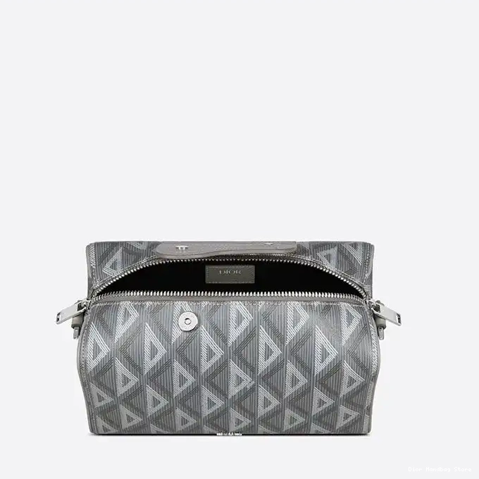 Cheap TOP Lingot Bag Grey 22 Canvas Motif Diamond Dior CD 0223