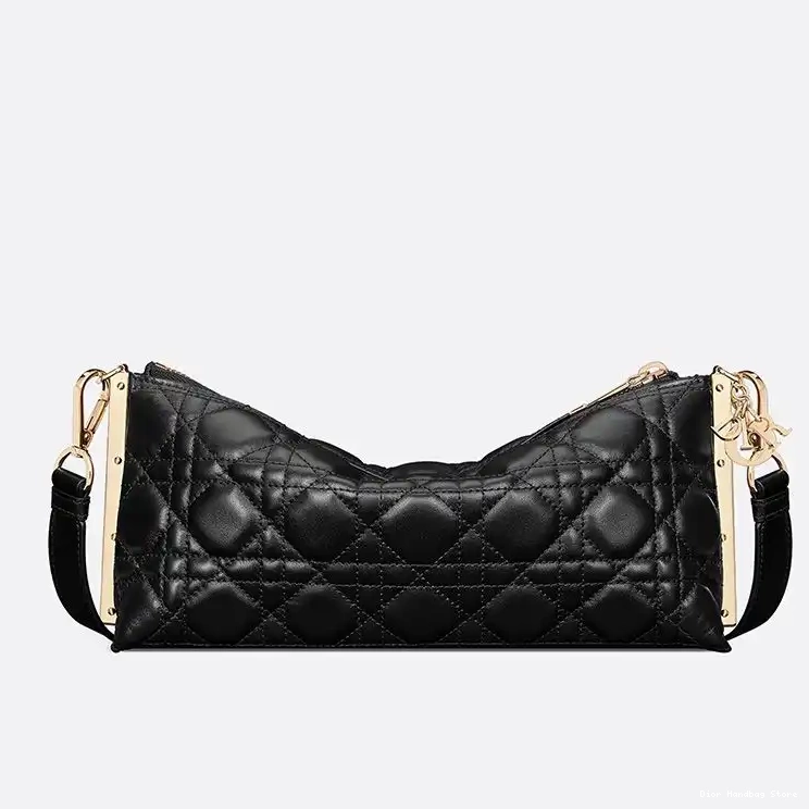 Cheap TOP Cannage Club Lambskin Bag Black Dior 0226